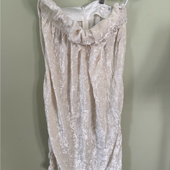 Victoria Beckham Ivory Satin Dress